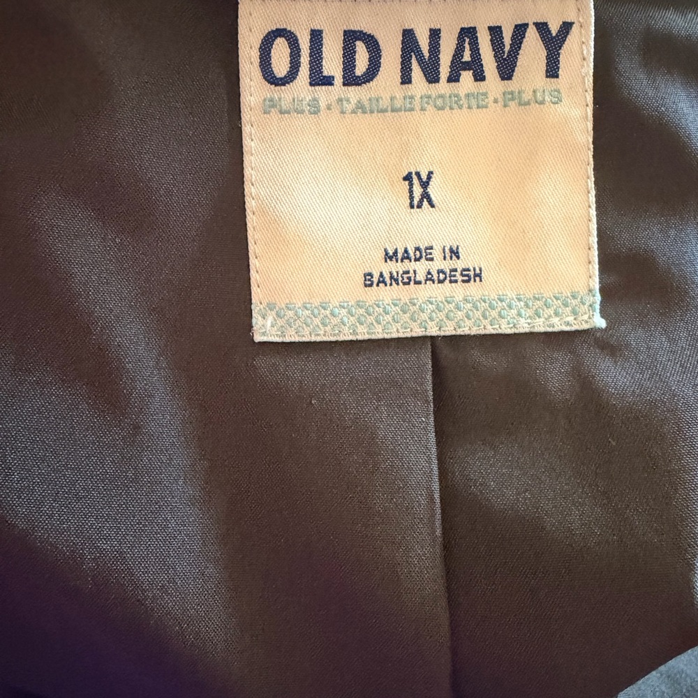 Old Navy Women's Classic Black Peacoat Size 1X - Picture 3 of 5